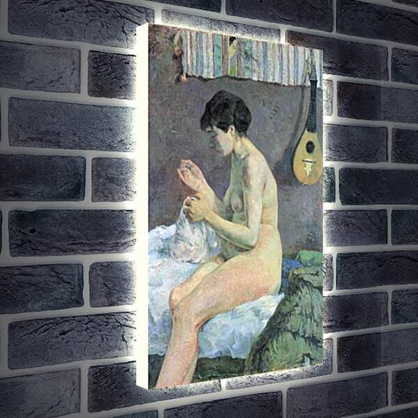 Лайтбокс световая панель - Study of a Nude (Suzanne Sewing). Поль Гоген