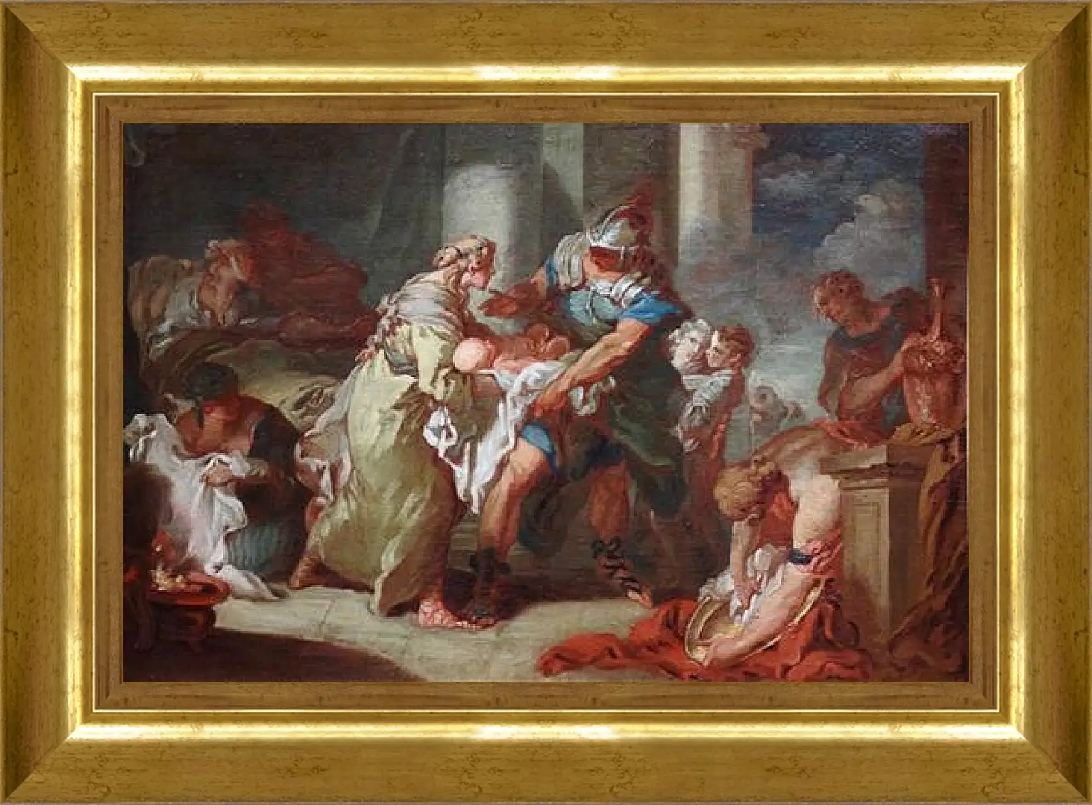 Картина в раме - LE JEU. Франсуа Буше