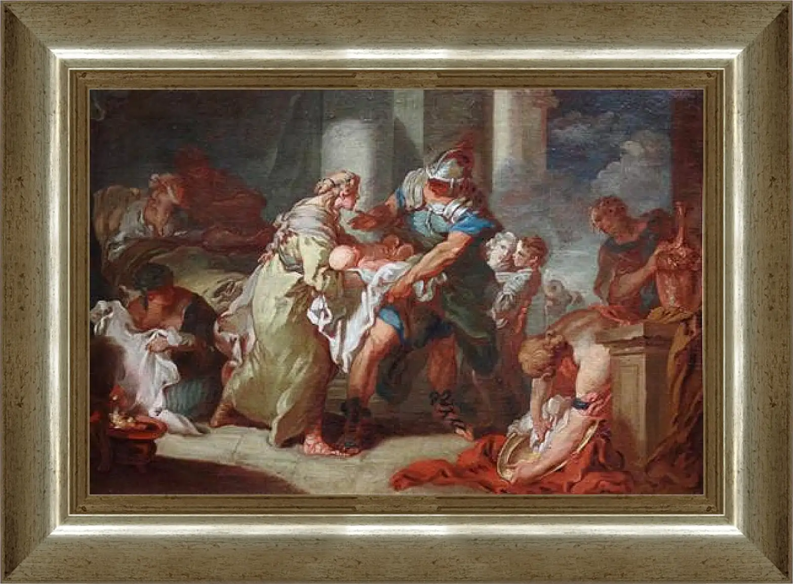 Картина в раме - LE JEU. Франсуа Буше