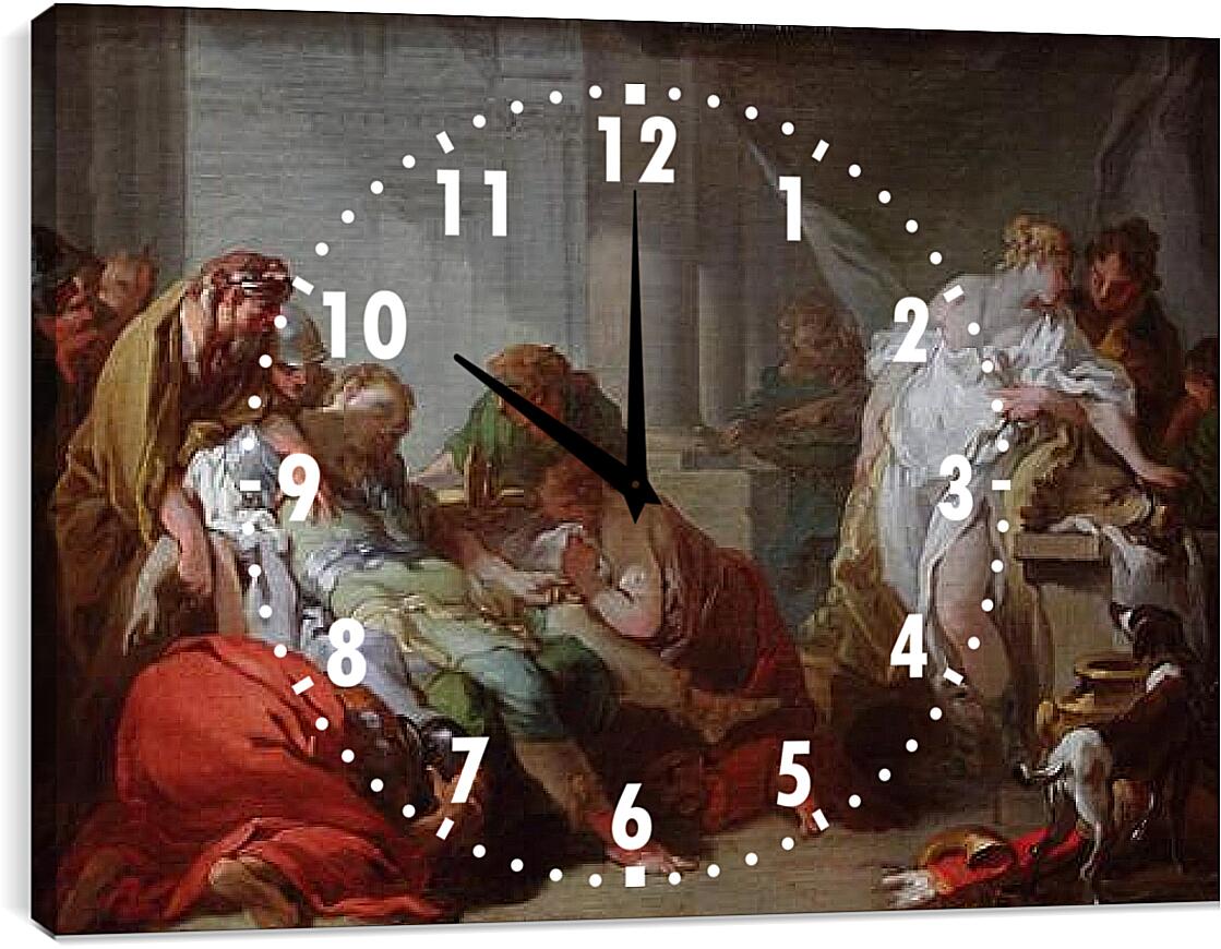 Часы картина - LA MOR. Франсуа Буше