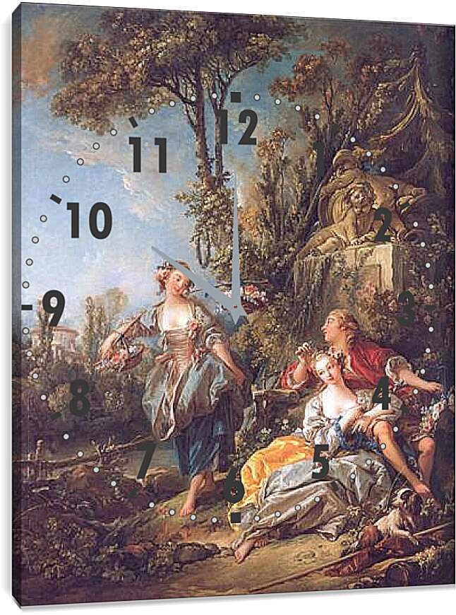 Часы картина - Franol. Франсуа Буше