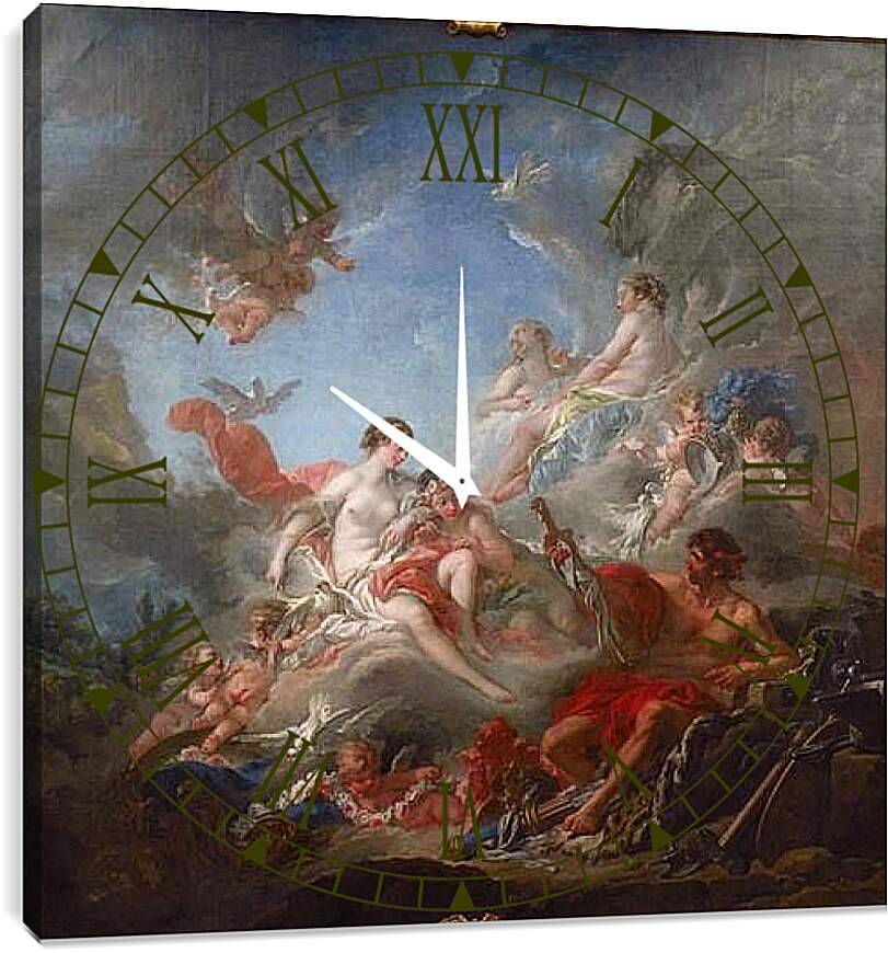 Часы картина - Franol. Франсуа Буше