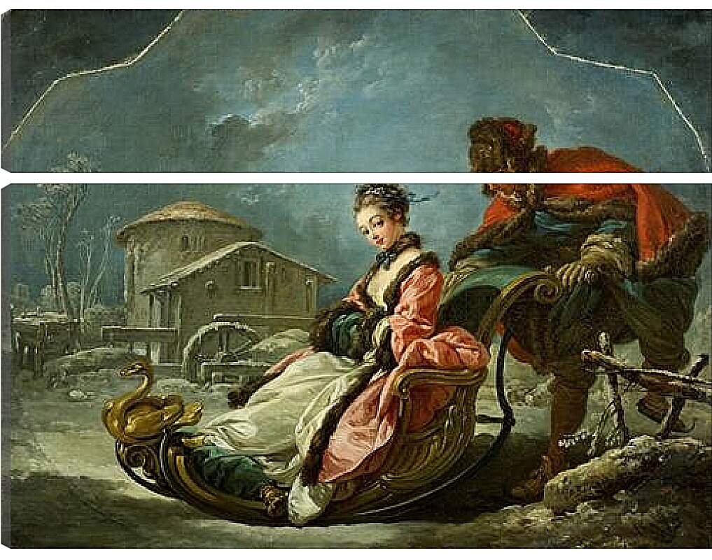 Модульная картина - The Four Seasons Winter. Франсуа Буше