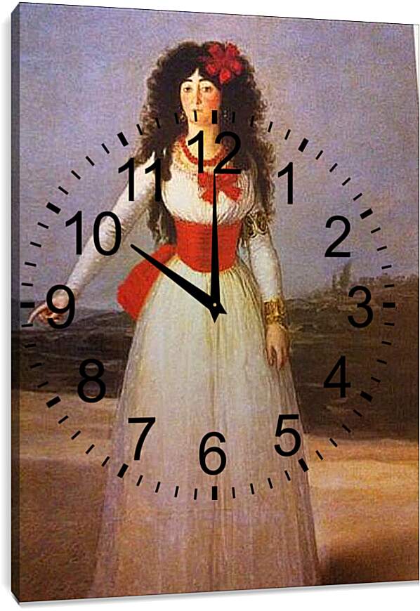 Часы картина - Alba. Франсиско Гойя