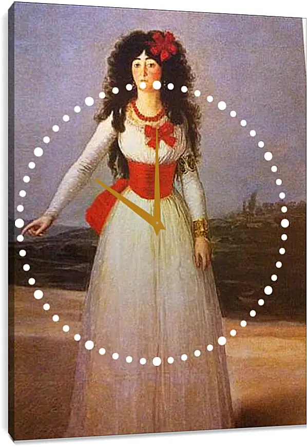 Часы картина - Alba. Франсиско Гойя