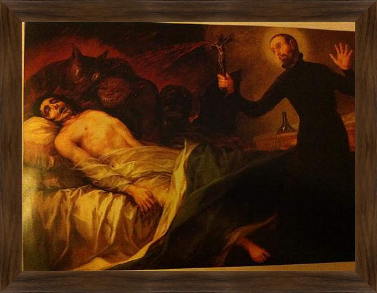 Картина в раме - Святой Франциск. Франсиско Гойя