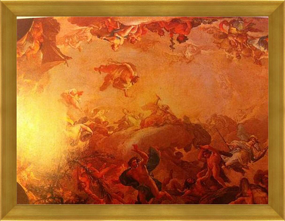 Картина в раме - Падение Титанов. Франсиско Гойя