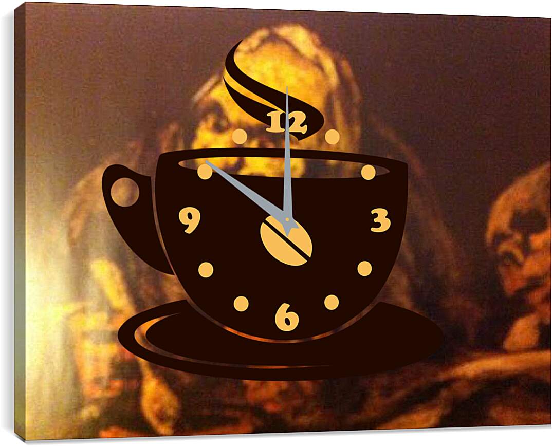 Часы картина - Две Старухи. Франсиско Гойя