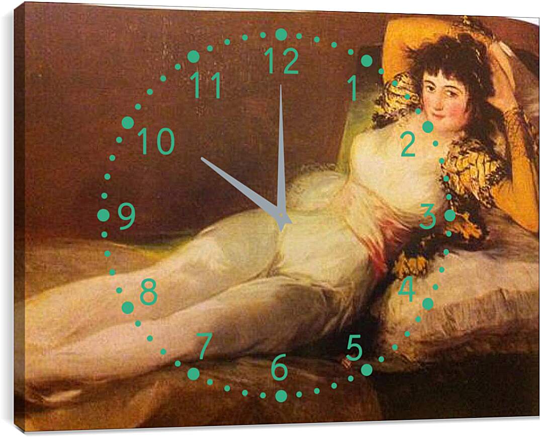 Часы картина - Maha. Франсиско Гойя