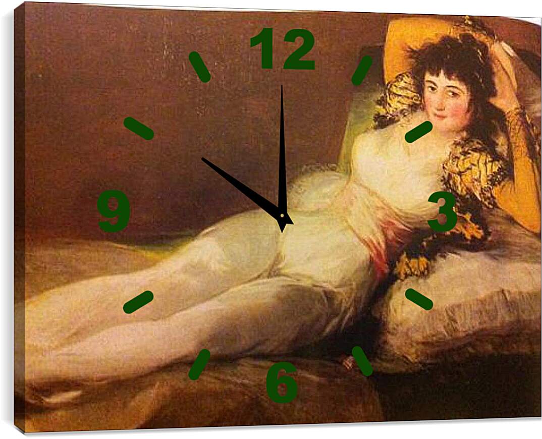 Часы картина - Maha. Франсиско Гойя