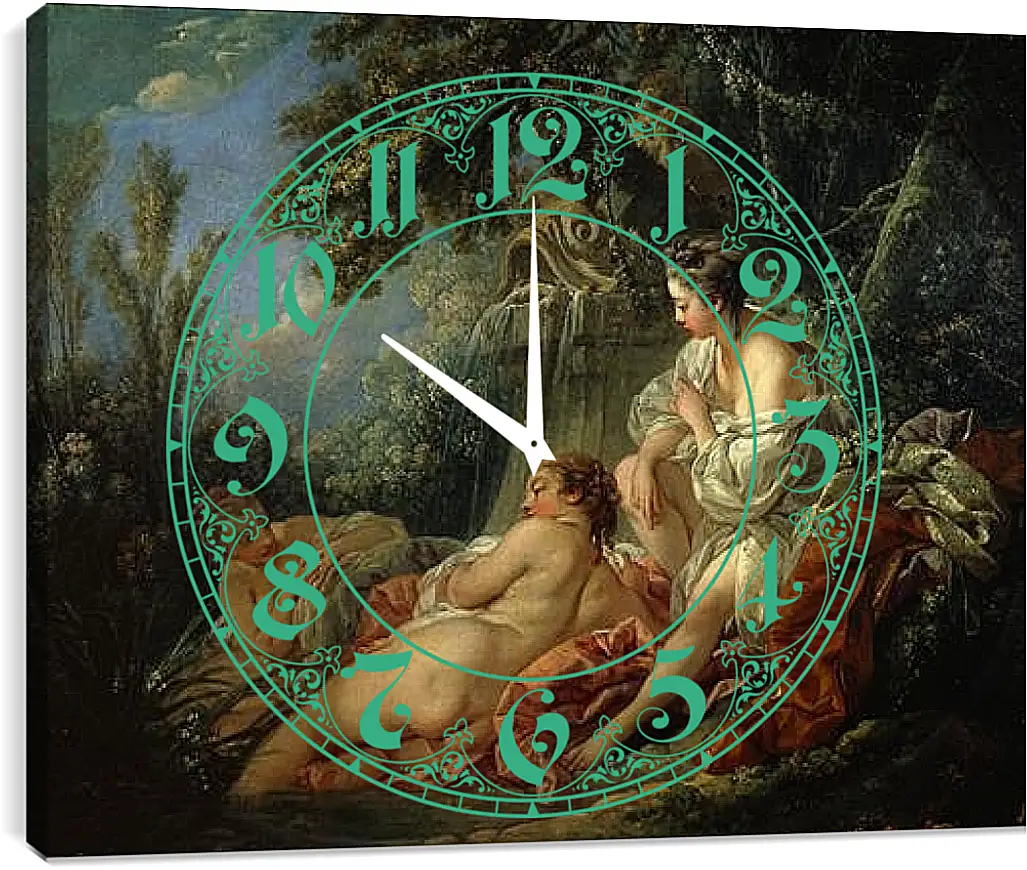 Часы картина - The Four Seasons Summer. Франсуа Буше