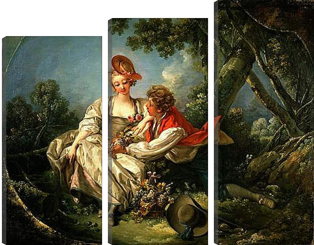 Модульная картина - The Four Seasons Autumn. Франсуа Буше