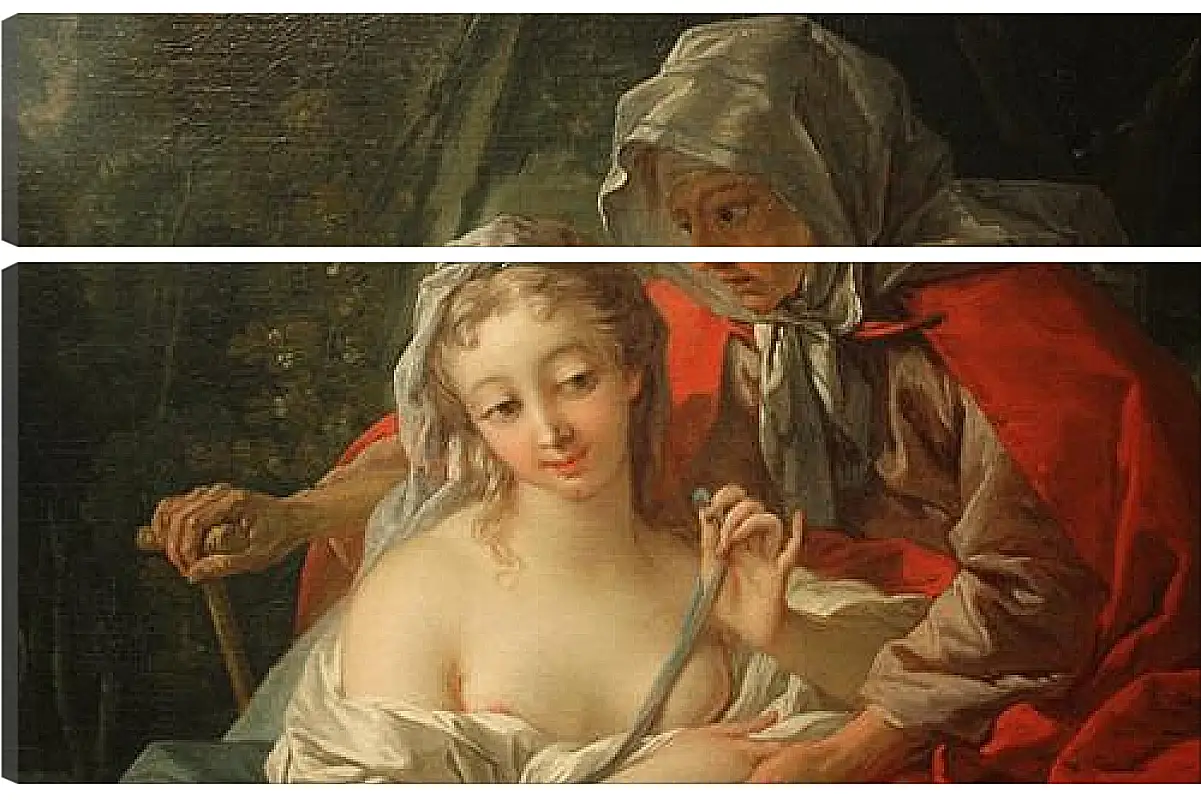 Модульная картина - Vertumnus and Pomona. Франсуа Буше