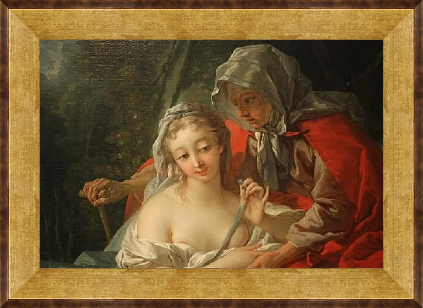 Картина в раме - Vertumnus and Pomona. Франсуа Буше