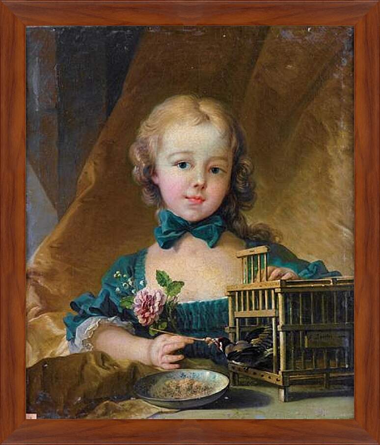 Картина в раме - Alexandrine Lenomand. Франсуа Буше