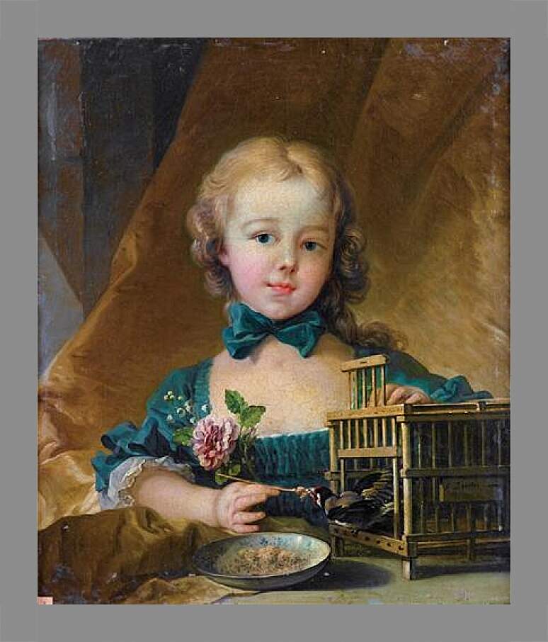 Картина в раме - Alexandrine Lenomand. Франсуа Буше
