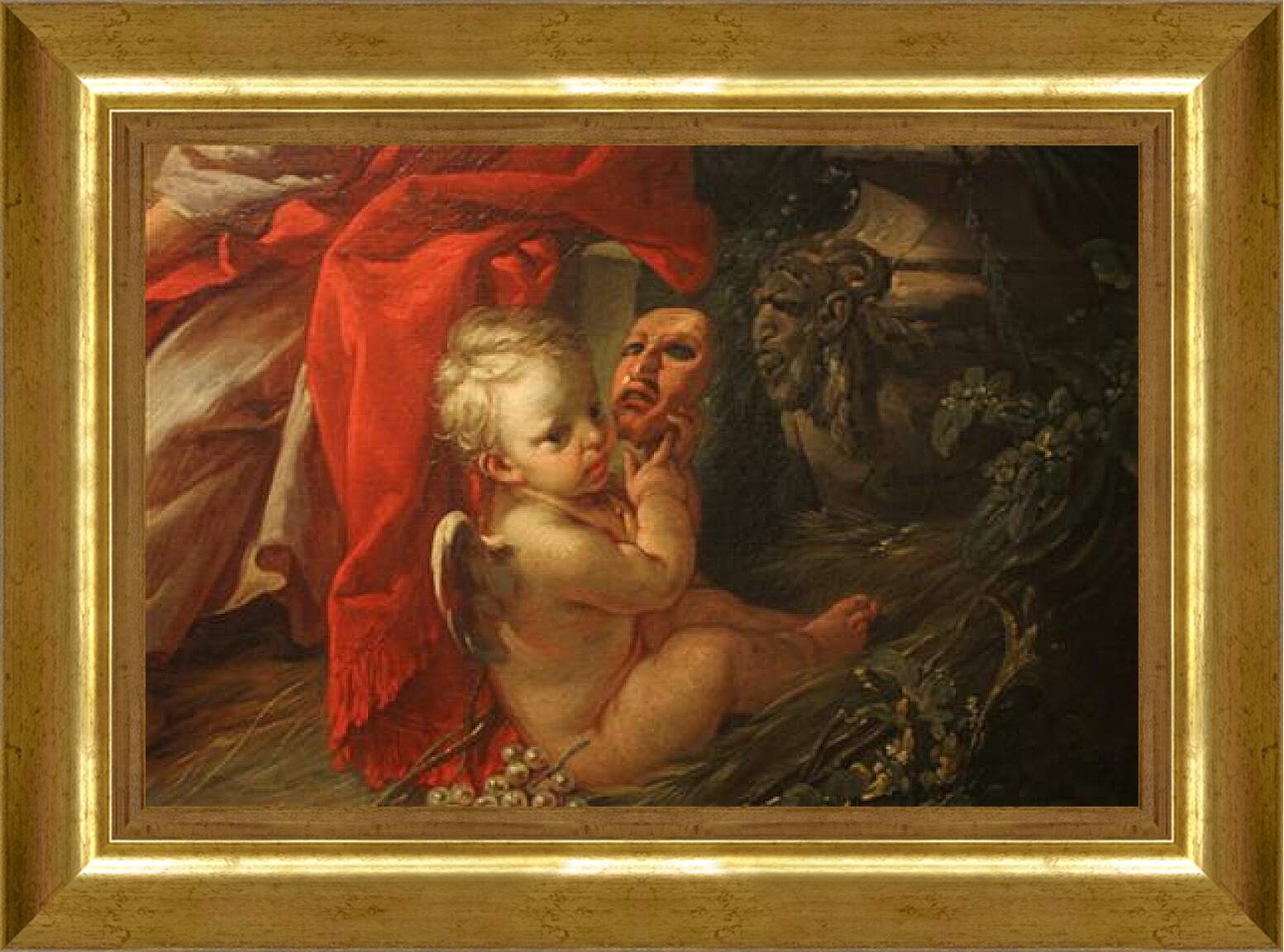 Картина в раме - Earth Vertumnus and Pomona. Франсуа Буше