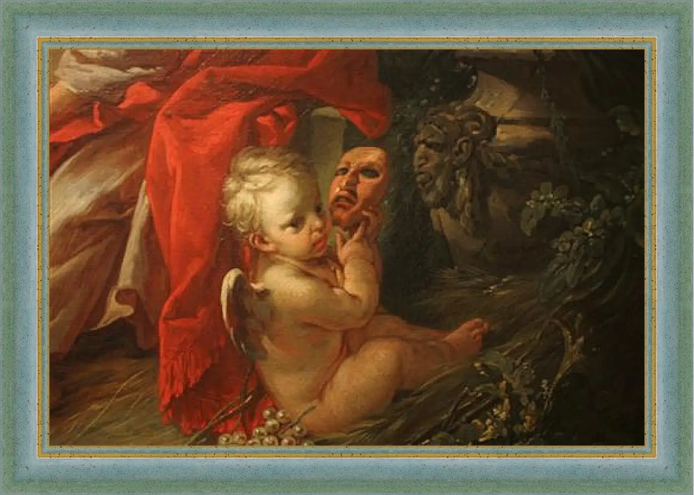 Картина в раме - Earth Vertumnus and Pomona. Франсуа Буше