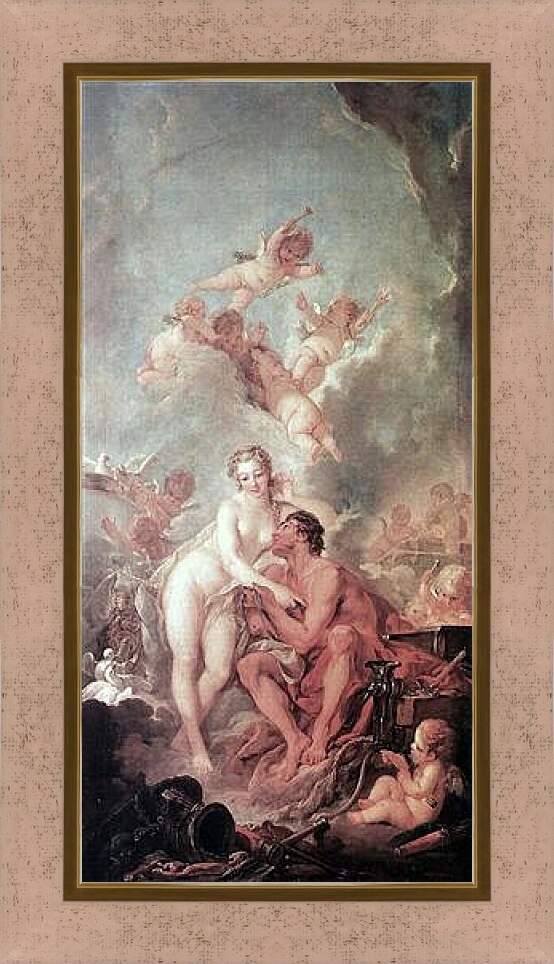 Картина в раме - Венера и Марс. Франсуа Буше