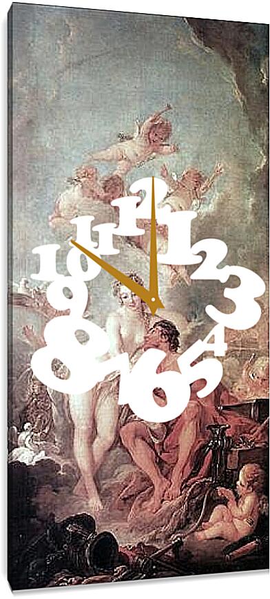 Часы картина - Венера и Марс. Франсуа Буше