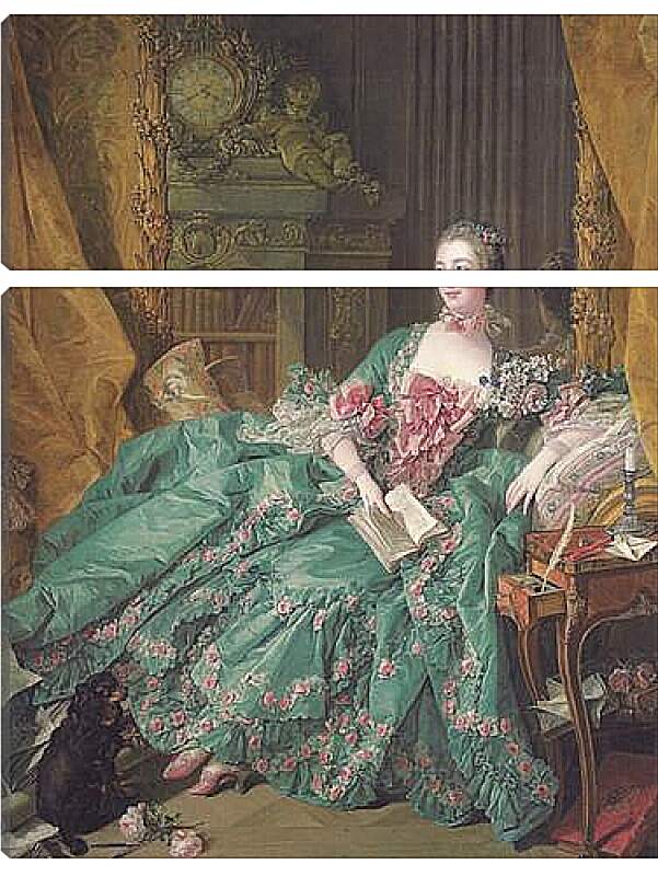 Модульная картина - Madame de Pompadour. Франсуа Буше