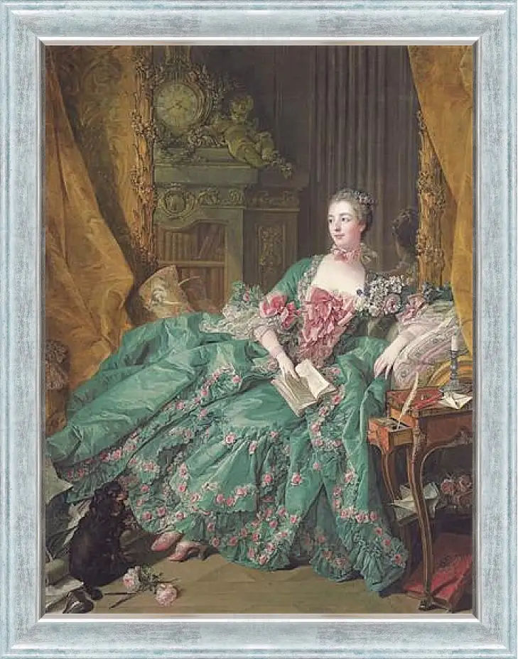 Картина в раме - Madame de Pompadour. Франсуа Буше