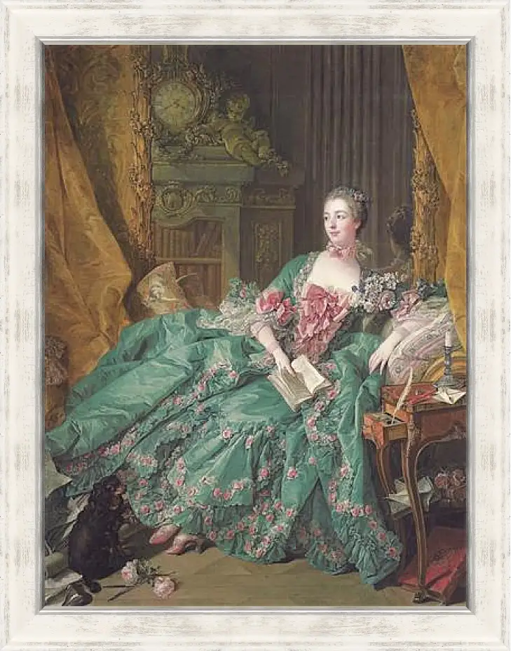 Картина в раме - Madame de Pompadour. Франсуа Буше