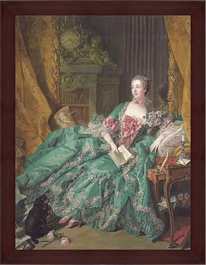 Картина в раме - Madame de Pompadour. Франсуа Буше