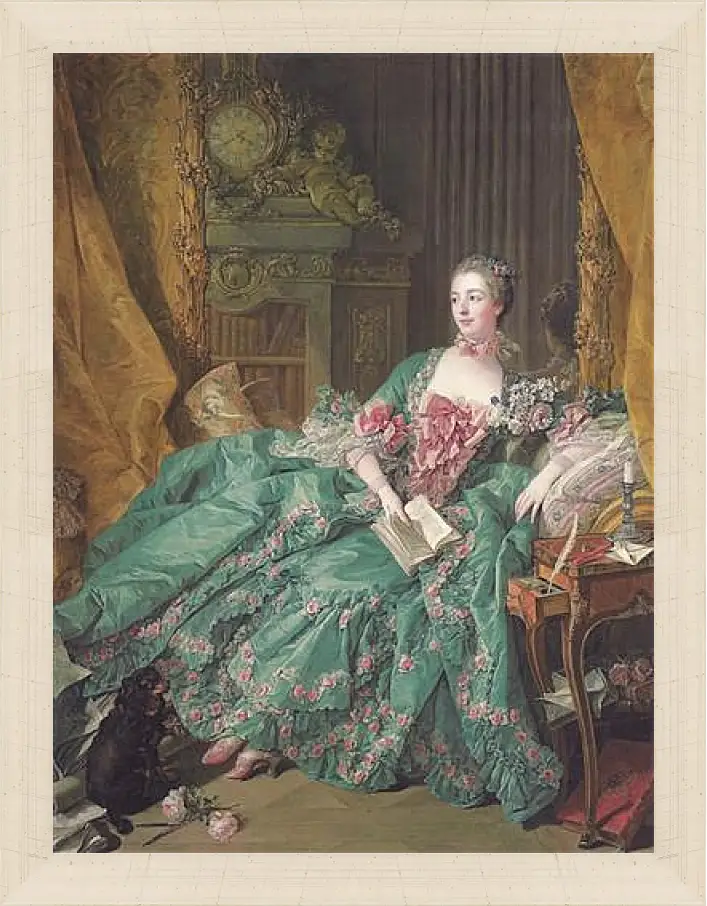 Картина в раме - Madame de Pompadour. Франсуа Буше