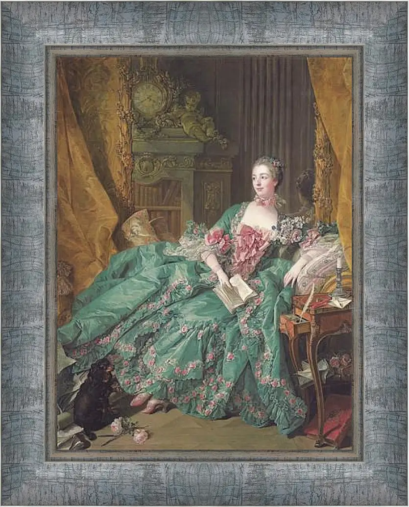 Картина в раме - Madame de Pompadour. Франсуа Буше