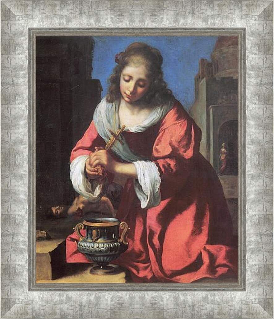 Картина в раме - Saint Praxidis. Ян (Йоханнес) Вермеер