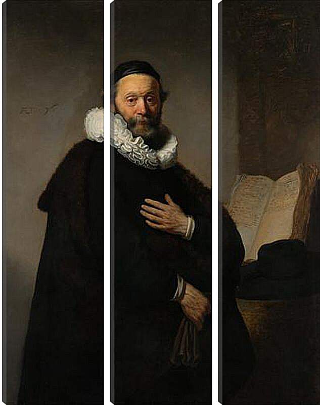 Модульная картина - Portret van Johannes Wtenbogaert (1557-1644). Рембрандт