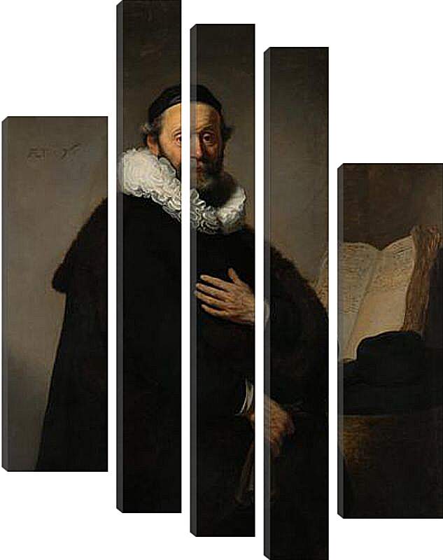 Модульная картина - Portret van Johannes Wtenbogaert (1557-1644). Рембрандт
