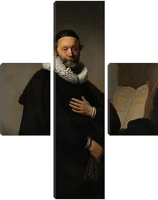 Модульная картина - Portret van Johannes Wtenbogaert (1557-1644). Рембрандт