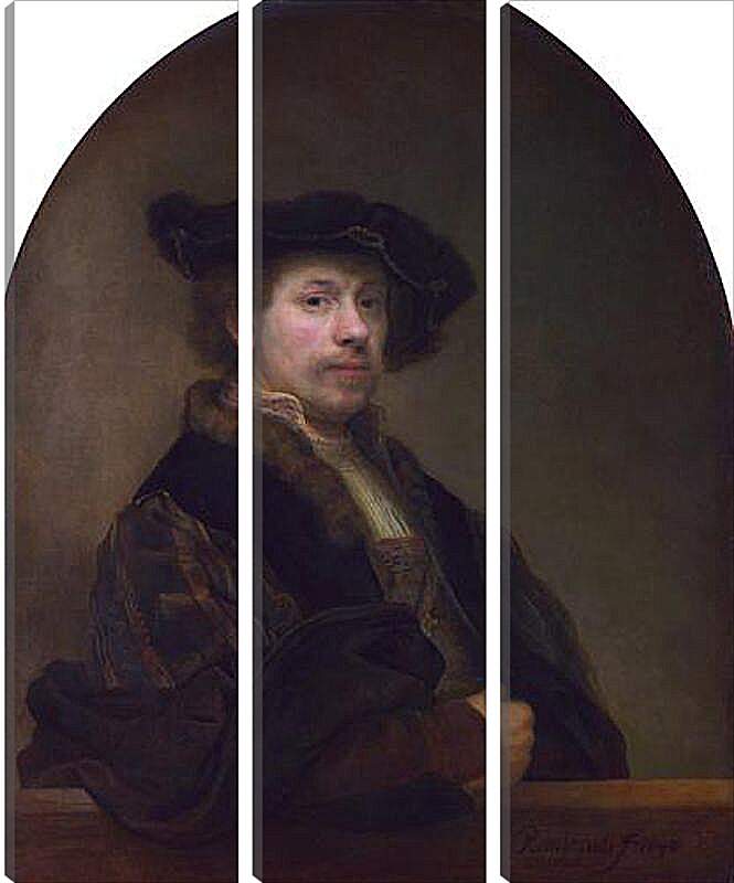 Модульная картина - Автопортрет.1640 г. Рембрандт