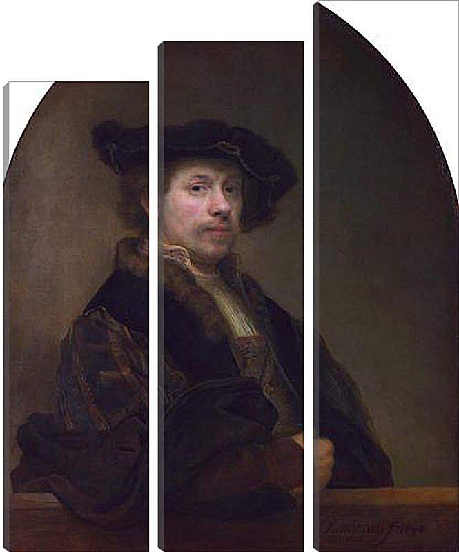Модульная картина - Автопортрет.1640 г. Рембрандт