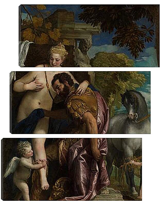 Модульная картина - Марс и Венера Соединенных по любви. Паоло Веронезе