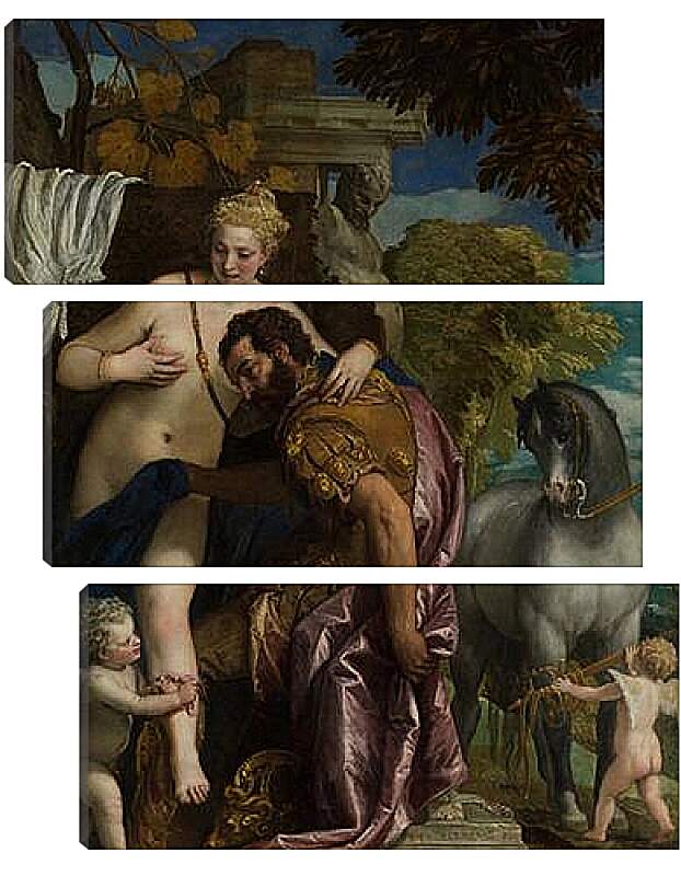 Модульная картина - Марс и Венера Соединенных по любви. Паоло Веронезе