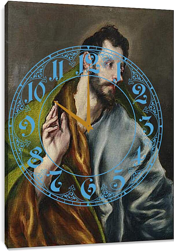 Часы картина - Santo Tomas. Эль Греко