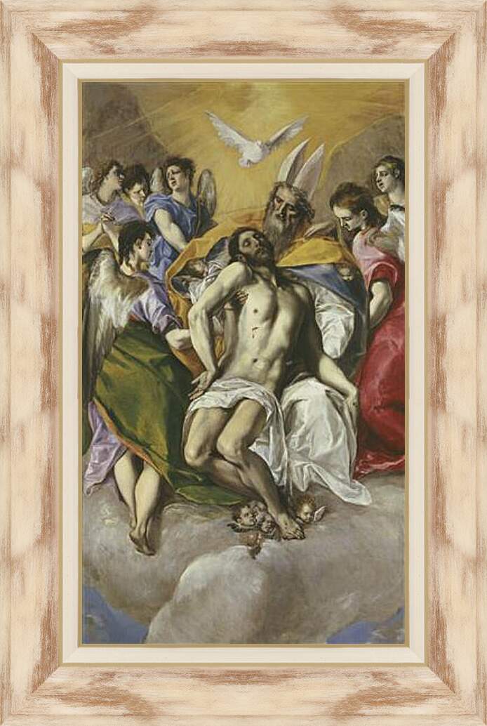Картина в раме - The Trinity. Эль Греко