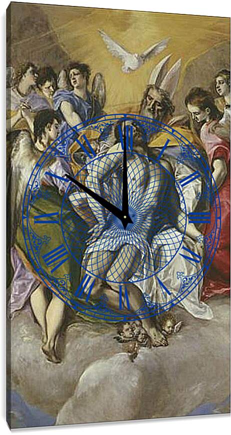 Часы картина - The Trinity. Эль Греко