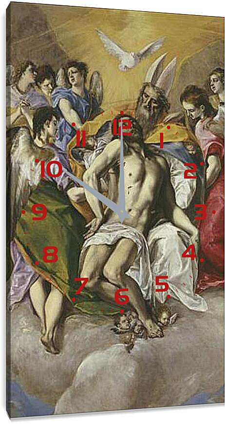 Часы картина - The Trinity. Эль Греко