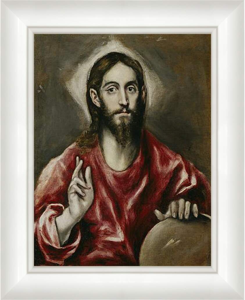 Картина в раме - The Savior. Эль Греко