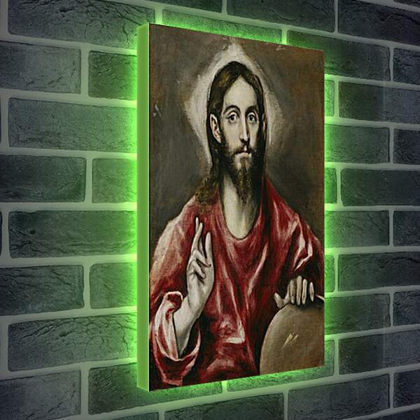 Лайтбокс световая панель - The Savior. Эль Греко