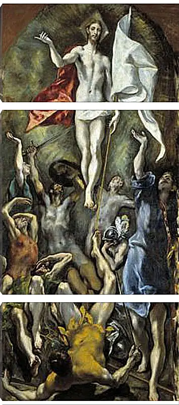 Модульная картина - The Resurrection. Эль Греко