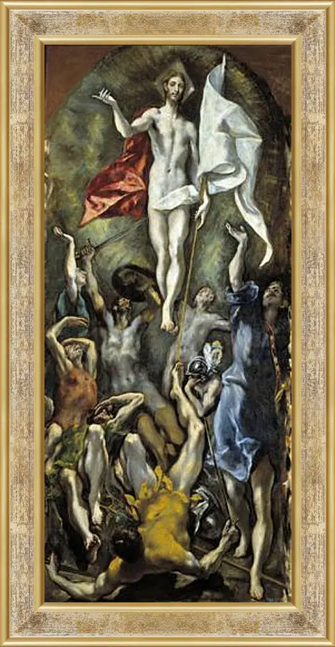 Картина в раме - The Resurrection. Эль Греко