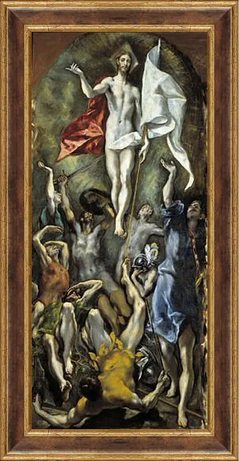 Картина в раме - The Resurrection. Эль Греко