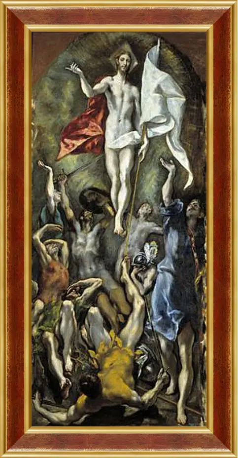 Картина в раме - The Resurrection. Эль Греко