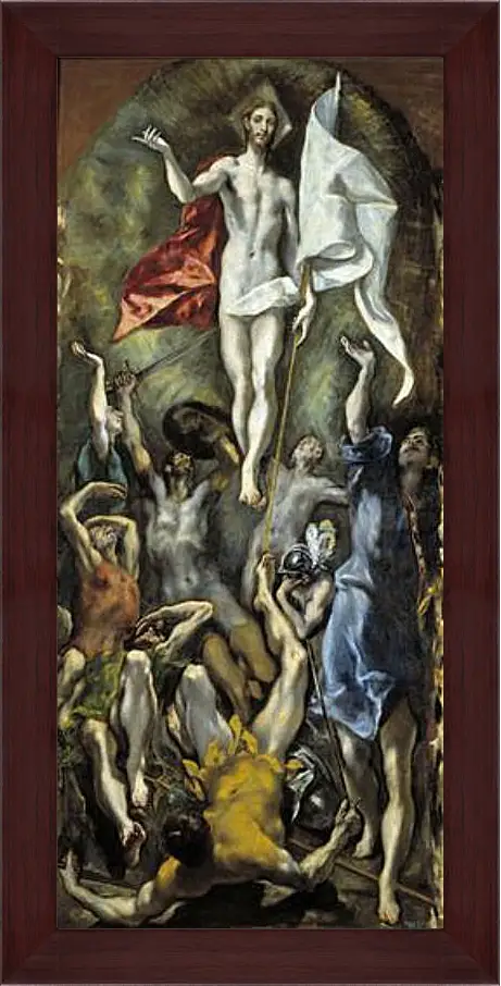 Картина в раме - The Resurrection. Эль Греко