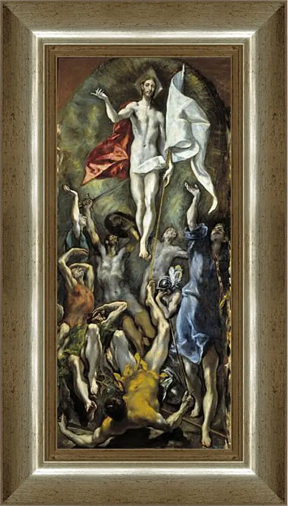 Картина в раме - The Resurrection. Эль Греко